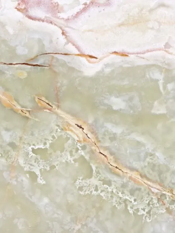 Green onyx slab