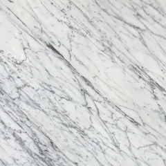 Continuous vein in a white marble slab