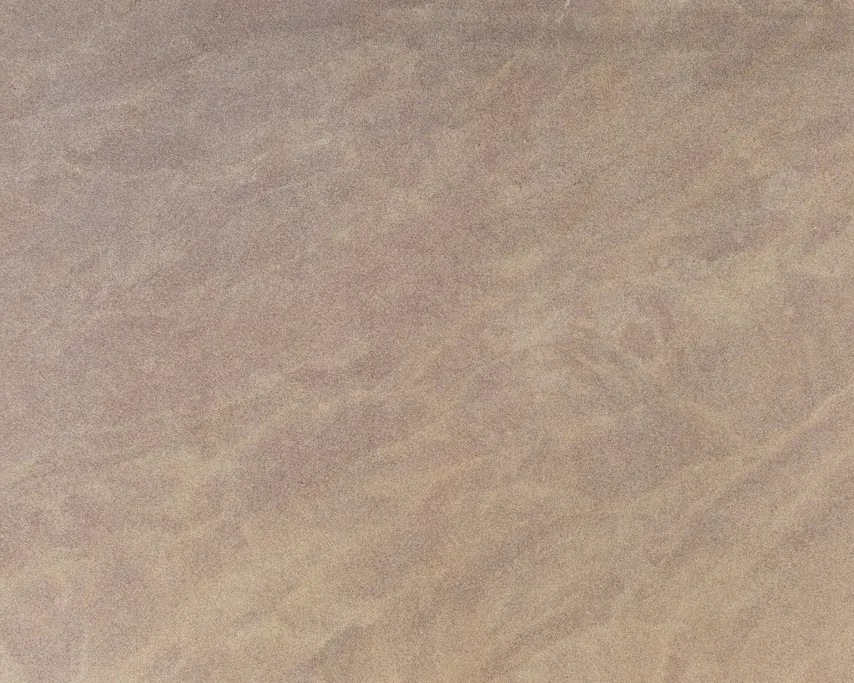 Slab of Santafiora Venata sandstone: sandy beige with soft diagonal waves