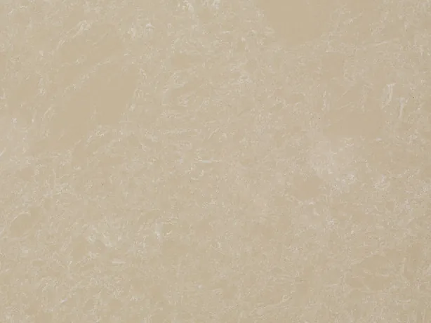 Detail of the Ecrù: very soft ivory clouds over the matte cream-beige background