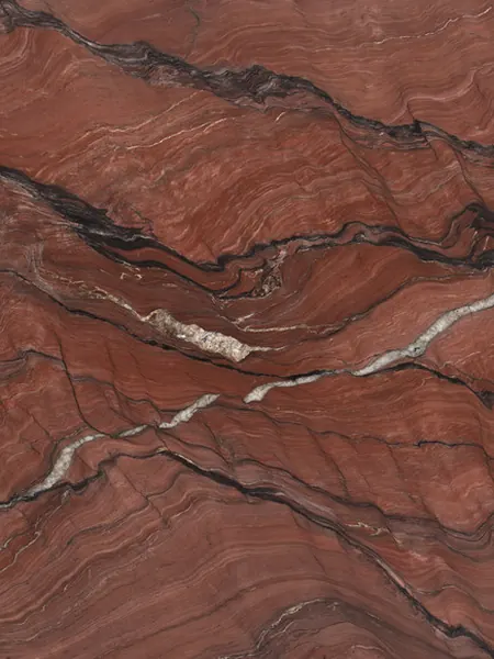 Fusion Red quartzite
