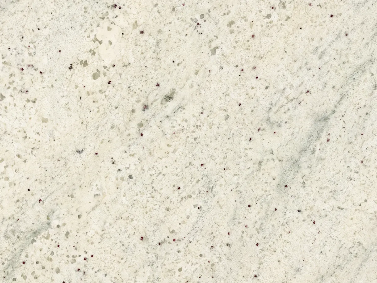 Kashmir White granite slab up close