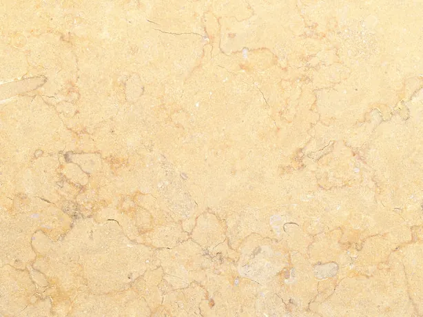 Giallo Silvia Oro marble detail: fine lighter lines, faintly marked, over a matte background