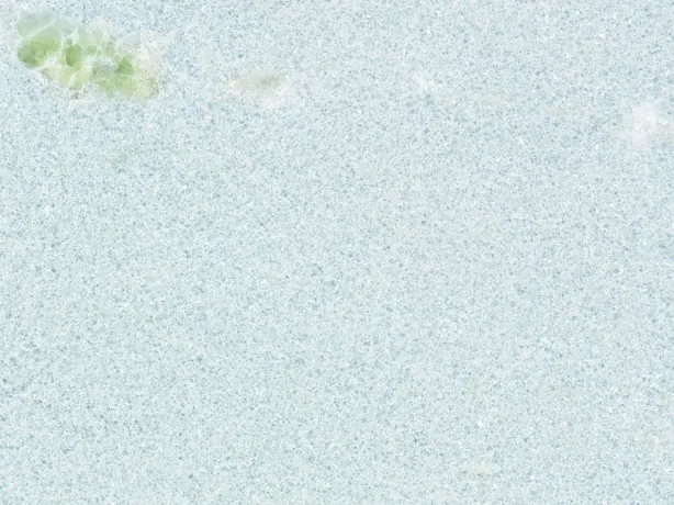Azul Cielo marble detail: the fine, vein-free sky-blue grain, up close