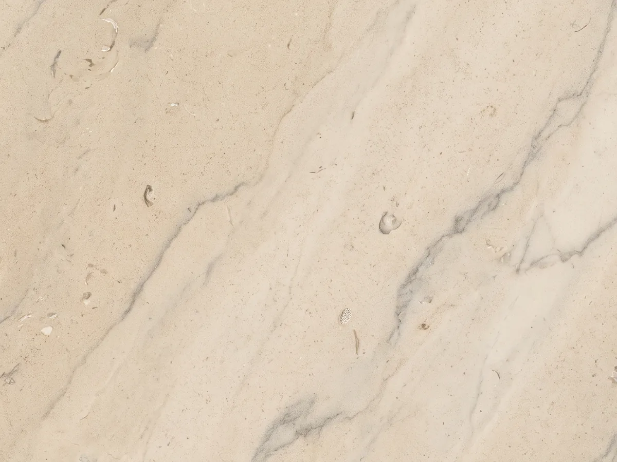 Beige Maya marble slab up close