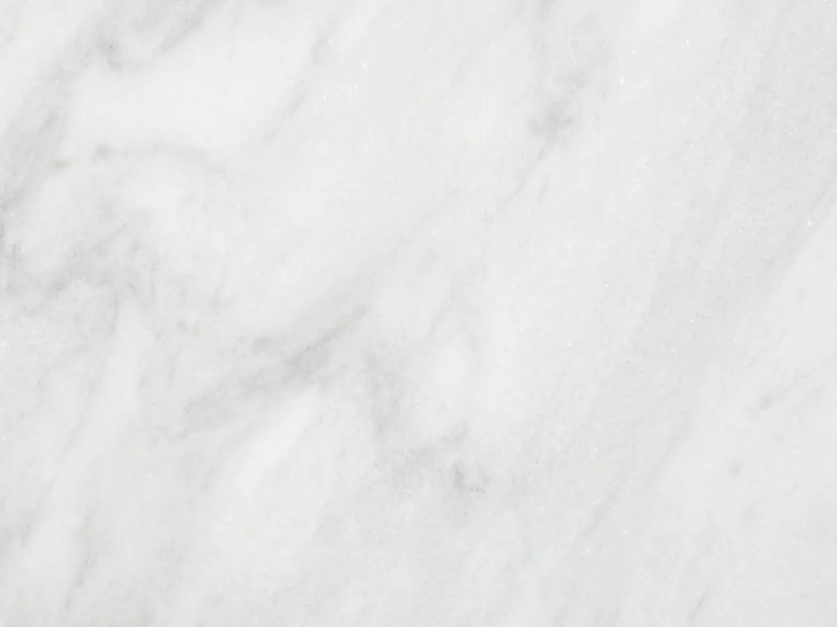 Close-up of a Blanco Bego marble slab