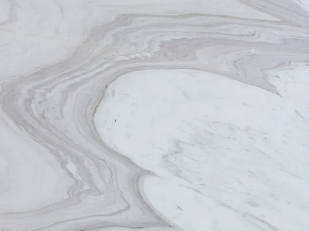 Calacatta Cremo marble slab up close