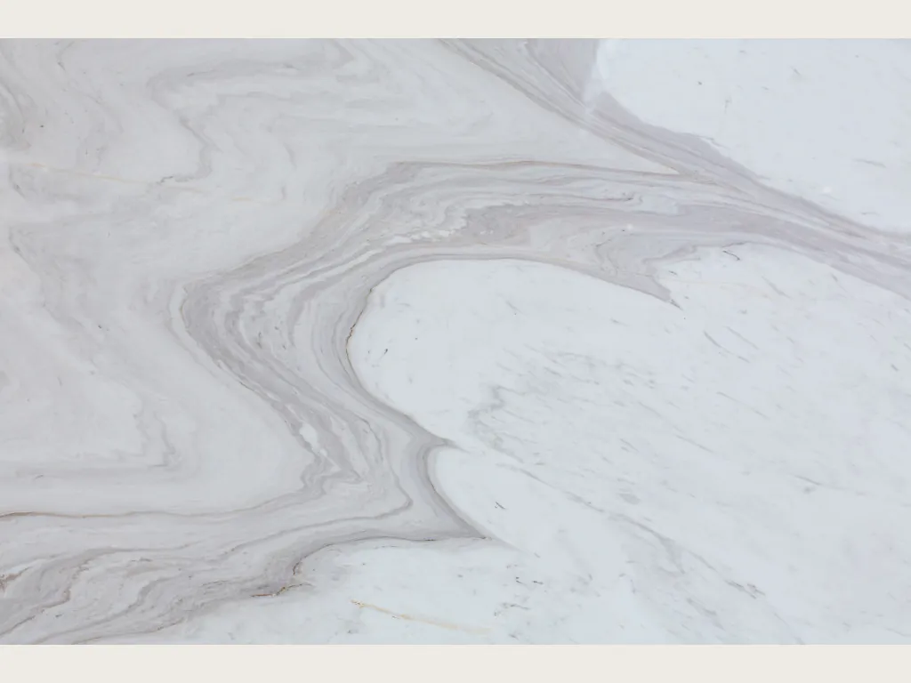 White Calacatta Cremo marble slab
