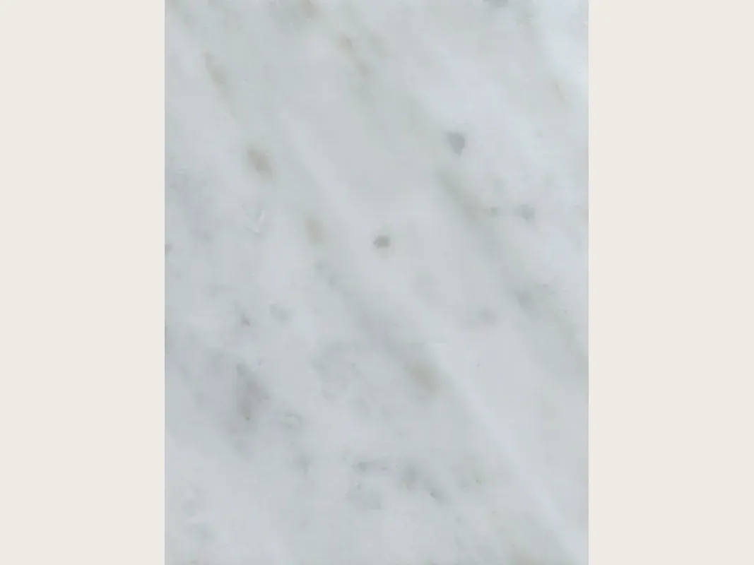 White Carrara CD marble slab
