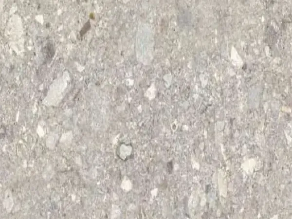 Slab of Ceppo di Gré marble: light gray with small beige and gray fragments spread across it