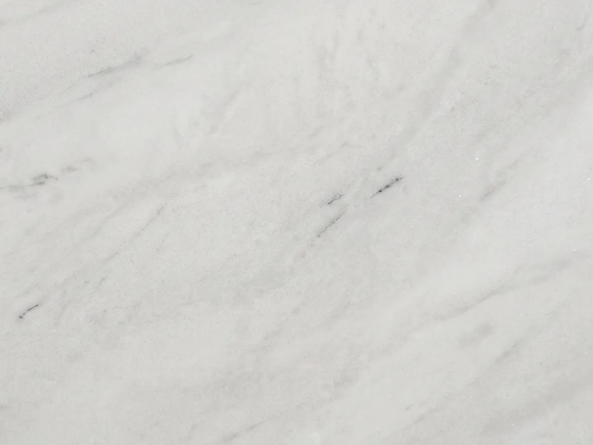 Close-up of a white Dolomite marble slab