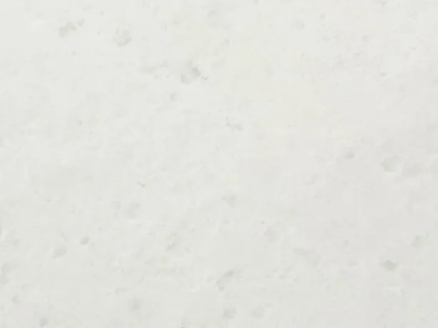 Detail of Opal White marble: matte surface, barely visible gray shading