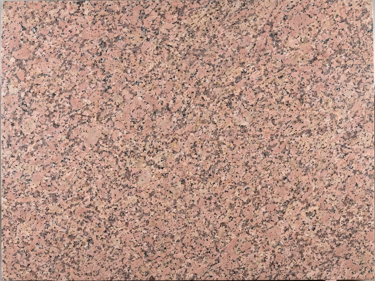 A slab of Rosa de Salto granite