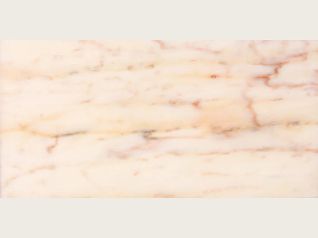 Rosa Portogallo marble slab: pale pink background with fine reddish pink veins waving horizontally