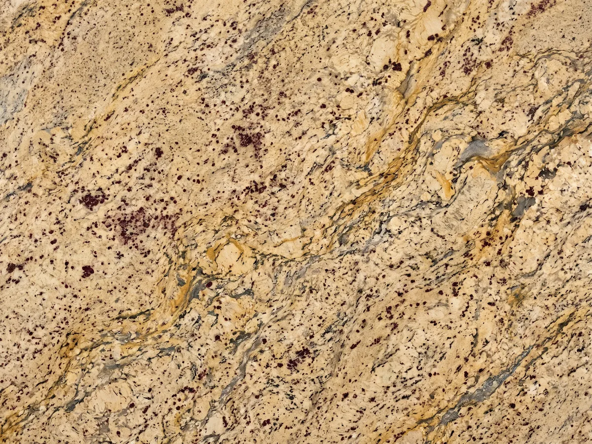 Slab of beige Santa Cecilia granite