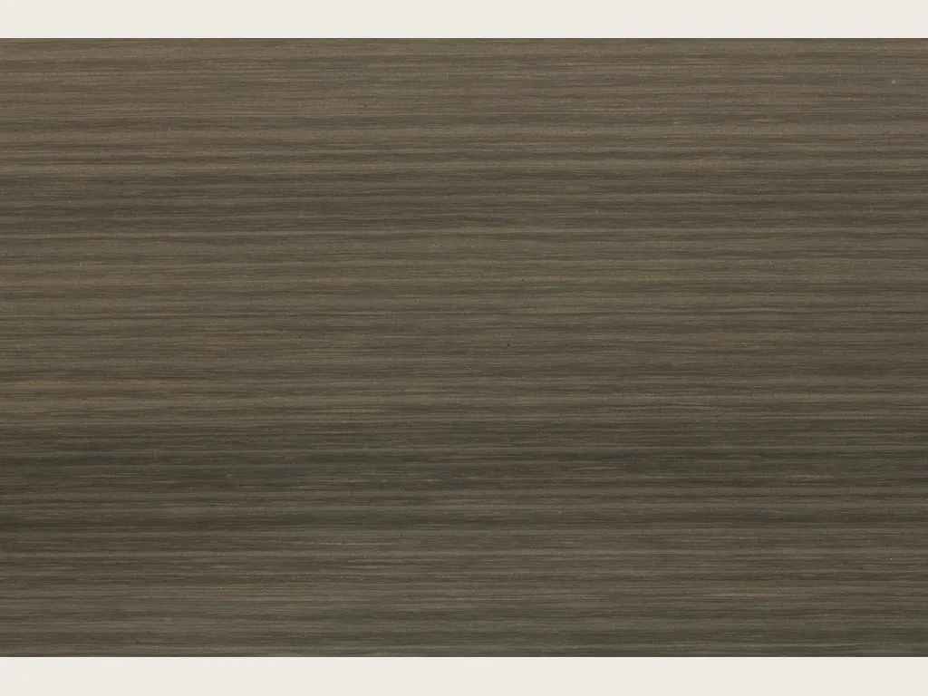 Slab of brown Venghé marble: a dark grayish brown background with fine, closely spaced horizontal lines, like a dark wood