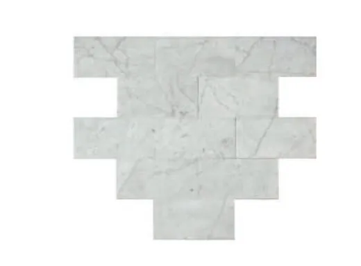 Azulejo tipo metro de mármol